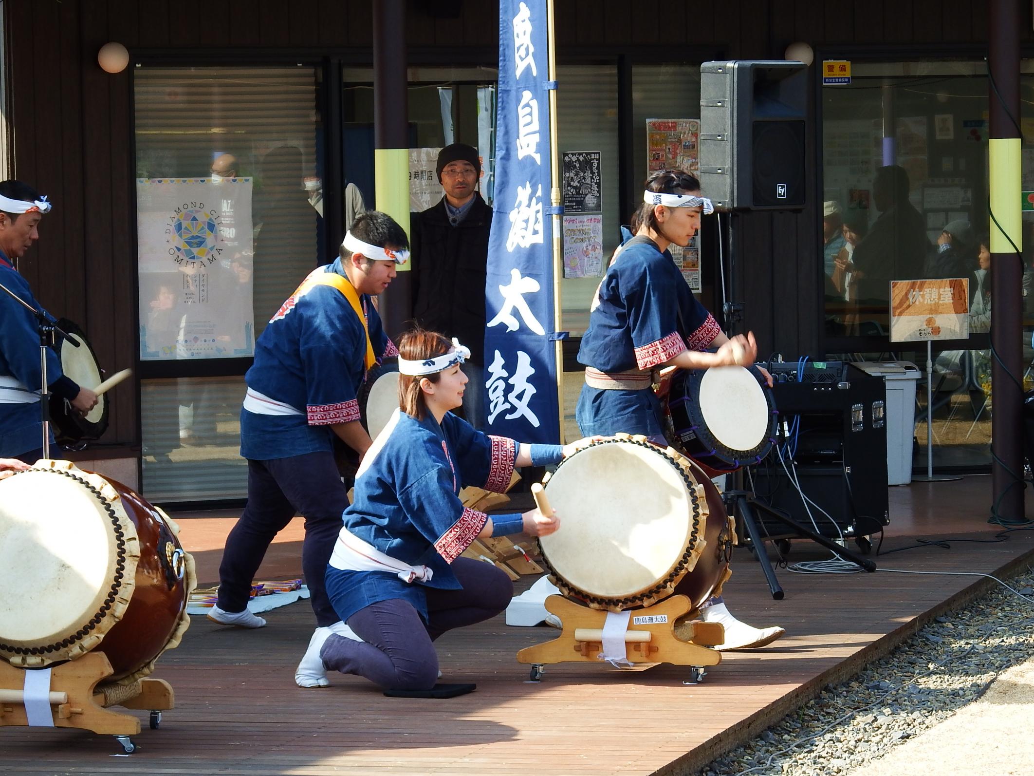 1月21日日曜日　鹿島灘太鼓！！