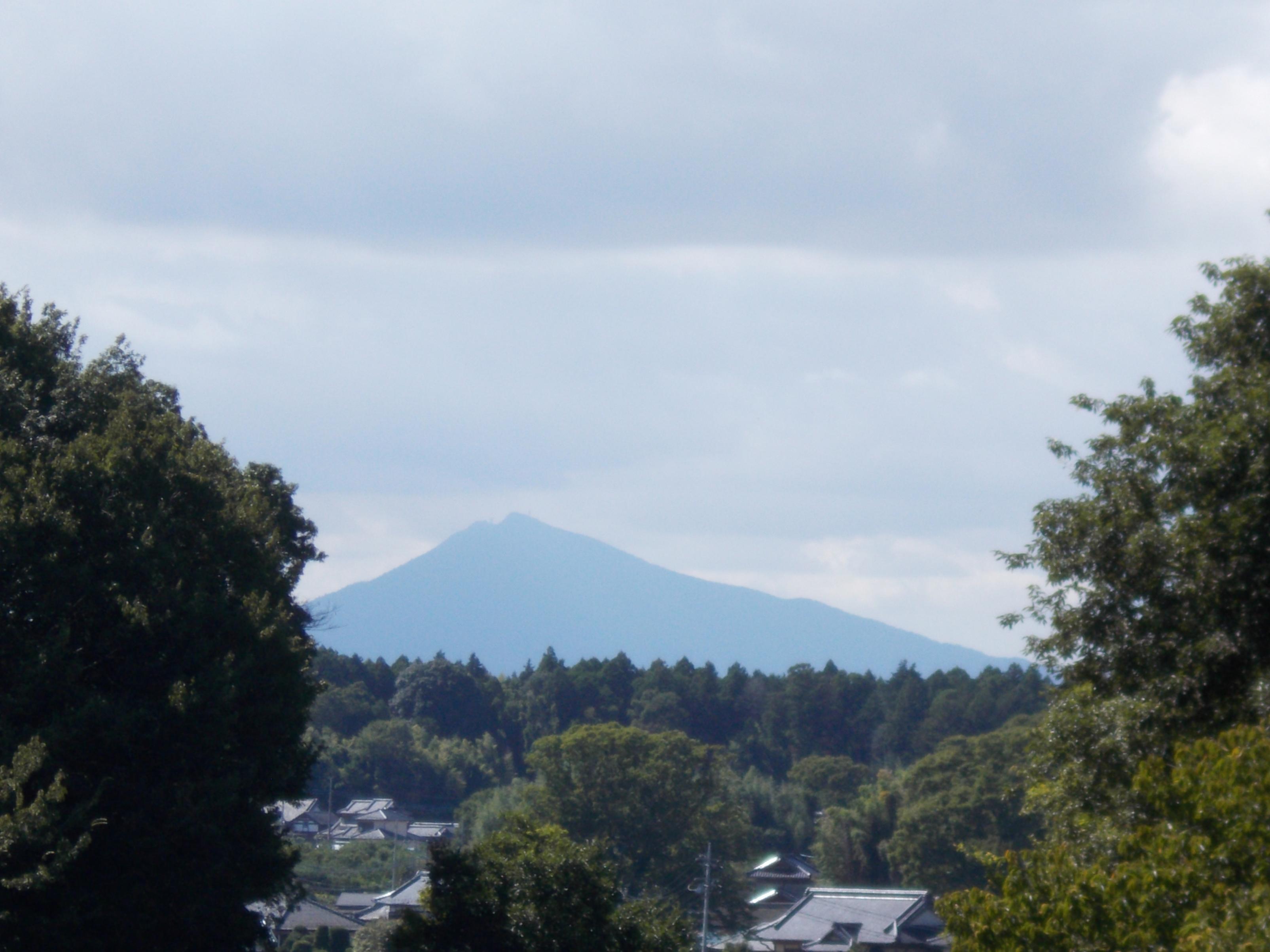 見晴らし台の筑波山