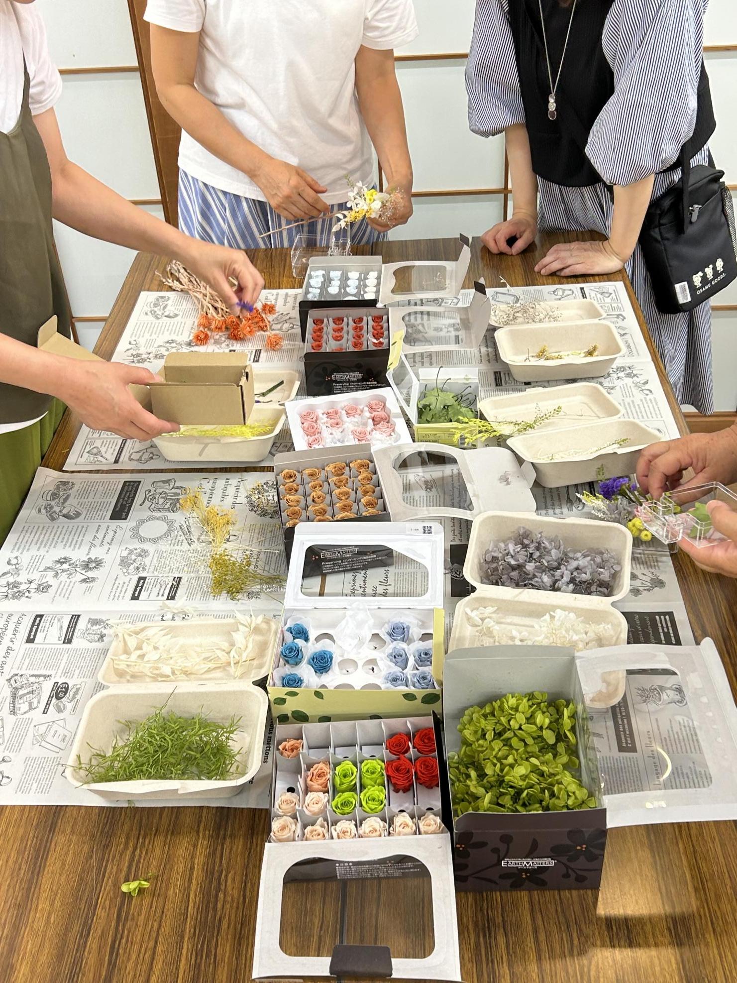 プリザーブドフラワー作品例2