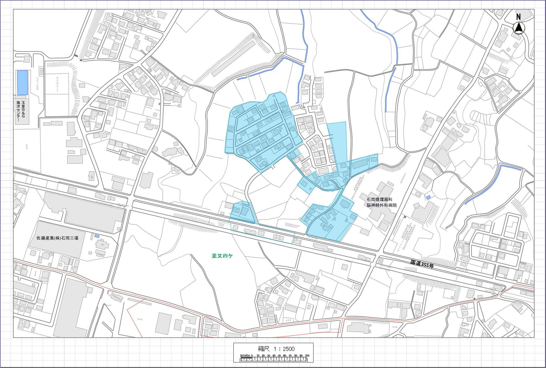 令和8年4月供用開始図（栗又四ケ）