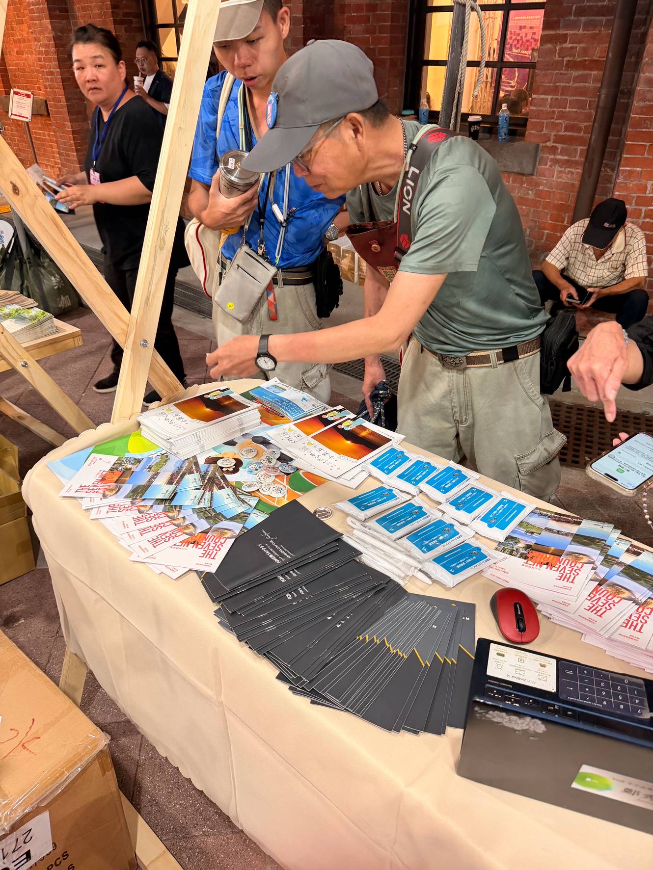 新北金好住觀光產業展售會小美玉ブースの様子